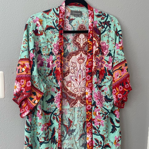Anthropologie Riley Radiant Floral Kimono Boho - One Size - Picture 7 of 12